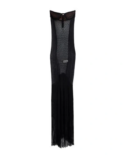 Khaite Woman Maxi Dress Black Size S Viscose, Polyamide