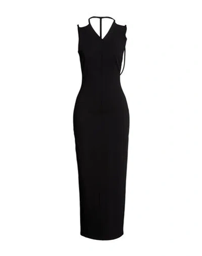 Khaite Woman Maxi Dress Black Size S Viscose, Polyester