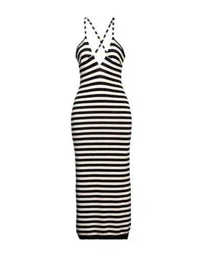 Khaite Woman Midi Dress Black Size M Cashmere