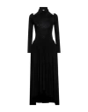 Khaite Woman Midi Dress Black Size M Viscose, Polyamide, Elastane In Black