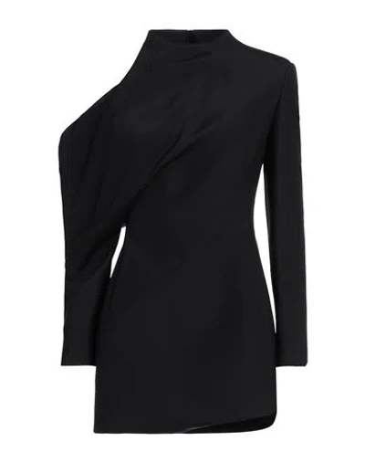 Khaite Woman Mini Dress Black Size 6 Viscose, Polyamide