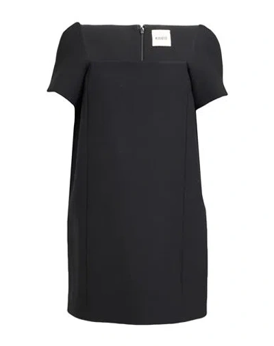 Khaite Woman Mini Dress Black Size 6 Viscose, Virgin Wool