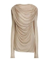 Khaite Woman Mini Dress Gold Size M Viscose, Polyester In Gold