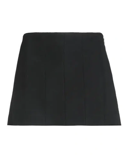 Khaite Woman Mini Skirt Black Size 6 Viscose, Polyamide