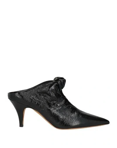 Khaite Woman Mules & Clogs Black Size 8 Leather