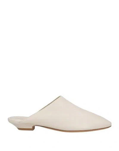 Khaite Woman Mules & Clogs Ivory Size 7 Leather