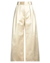 Khaite Woman Pants Beige Size 2 Cotton, Viscose In Beige
