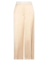 Khaite Woman Pants Beige Size 10 Viscose, Virgin Wool