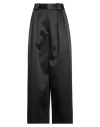 Khaite Woman Pants Black Size 4 Virgin Wool, Acetate, Viscose In Black
