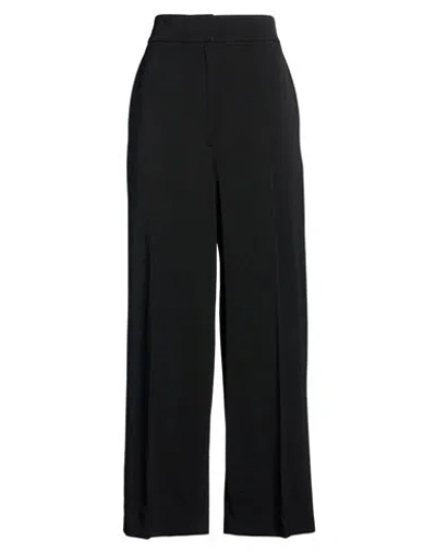 Khaite Woman Pants Black Size 6 Virgin Wool, Viscose