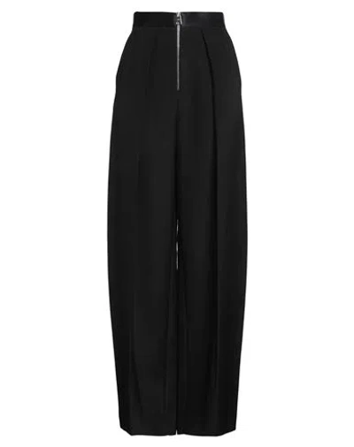 KHAITE KHAITE WOMAN PANTS BLACK SIZE 8 VISCOSE, NYLON