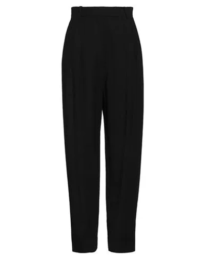 Khaite Woman Pants Black Size 8 Viscose, Virgin Wool, Elastane