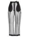 Khaite Trenton Silk-blend Organza Wide-leg Pants In Black