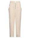 Khaite Woman Pants Cream Size 8 Virgin Wool, Viscose