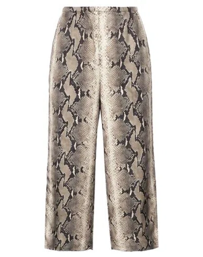 Khaite Woman Pants Grey Size S Cupro In Brown