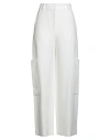 Khaite Caiton Straight Pants In White
