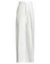 Khaite Woman Pants White Size 2 Viscose, Polyamide, Cotton