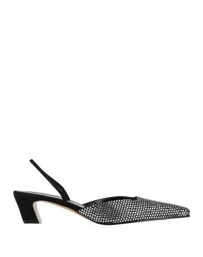KHAITE KHAITE WOMAN PUMPS BLACK SIZE 7 LEATHER