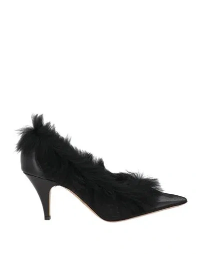 Khaite Woman Pumps Black Size 8.5 Textile Fibers