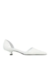 Khaite Woman Pumps White Size 10 Calfskin In White
