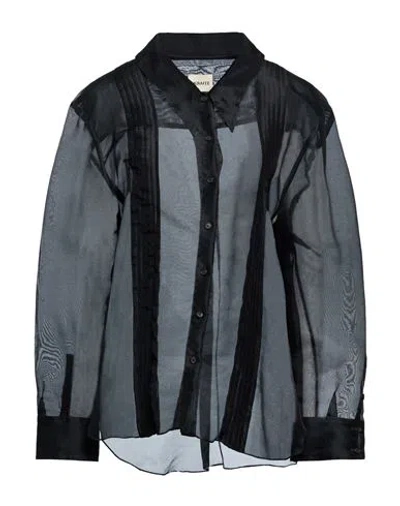 Khaite Woman Shirt Black Size 10 Silk