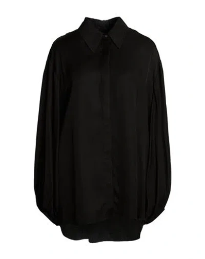 Khaite Woman Shirt Black Size 2 Cupro