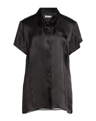 Khaite Woman Shirt Black Size M Silk