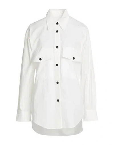 Khaite Woman Shirt White Size Xl Cotton