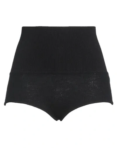Khaite Woman Shorts & Bermuda Shorts Black Size L Cashmere, Elastane In Black