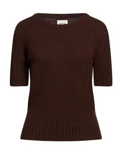 Khaite Woman Sweater Chocolate Brown Size M Cashmere