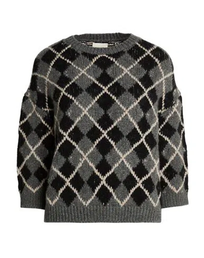 Khaite Woman Sweater Grey Size Xs Cashmere In Multi