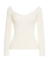 Khaite Woman Sweater Ivory Size L Viscose, Polyester, Polyamide In White