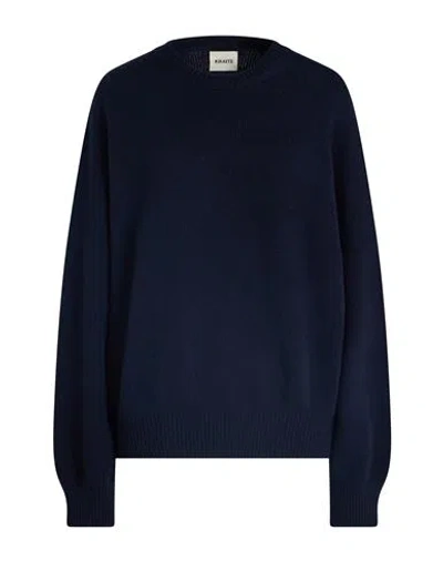 Khaite Woman Sweater Midnight Blue Size M Cashmere
