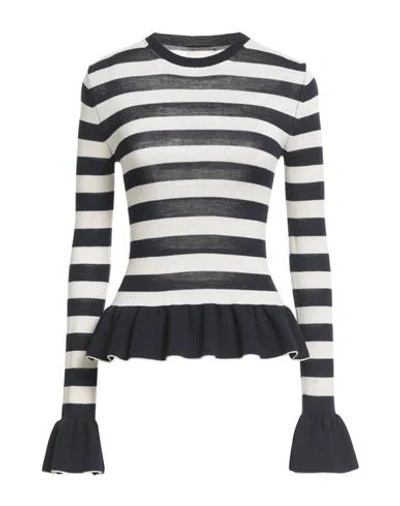 Khaite Woman Sweater Navy Size S Wool, Elastane In Multi