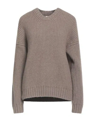 Khaite Woman Sweater Taupe Size S Cashmere