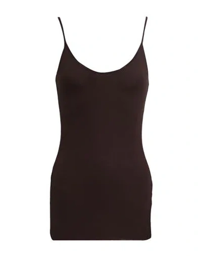 Khaite Woman Top Dark Brown Size L Viscose