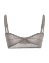 Khaite Woman Top Dove Grey Size Xs Cashmere In Grey