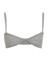 Khaite Woman Top Grey Size M Cashmere