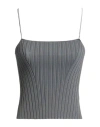 Khaite Woman Top Grey Size M Viscose, Polyamide, Elastane In Gray