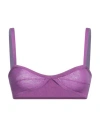 Khaite Woman Top Mauve Size L Cashmere In Purple