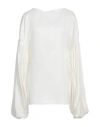 Khaite Woman Top White Size 10 Silk