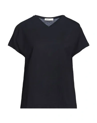 Khaite Woman T-shirt Black Size S Cotton, Polyamide