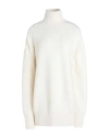 Khaite Woman Turtleneck Cream Size Xs Wool In White