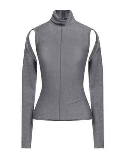 Khaite Woman Turtleneck Grey Size S Virgin Wool