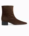 Khaite Andee Suede Ankle Boots In Multi