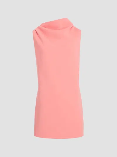 KHAITE WOMEN'S ASTOR DRAPED MINI DRESS
