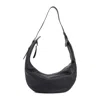 Khaite Augustina Grained Leather Hobo Bag In Black
