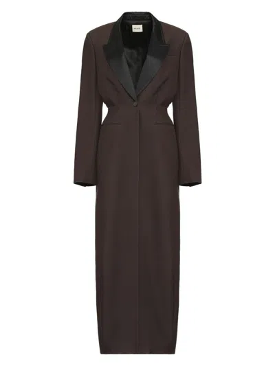 Khaite Women's Bellow Single-breasted Long Coat