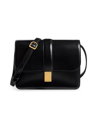 Khaite Women's Blake Leather Crossbody Bag In Black