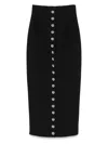 Khaite Brynlee Crepe Maxi Pencil Skirt